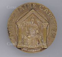 voir Médaille N°35 - Millénaire capétien