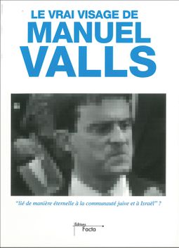 le vrai visage de Manuel Valls, image couverture.