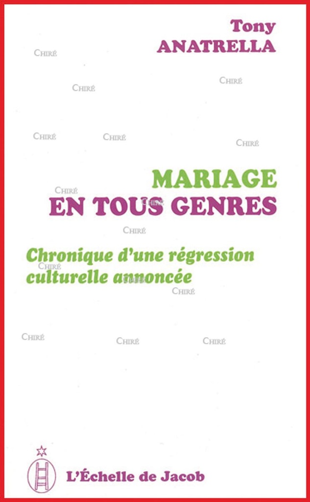 Mariage en tous genres