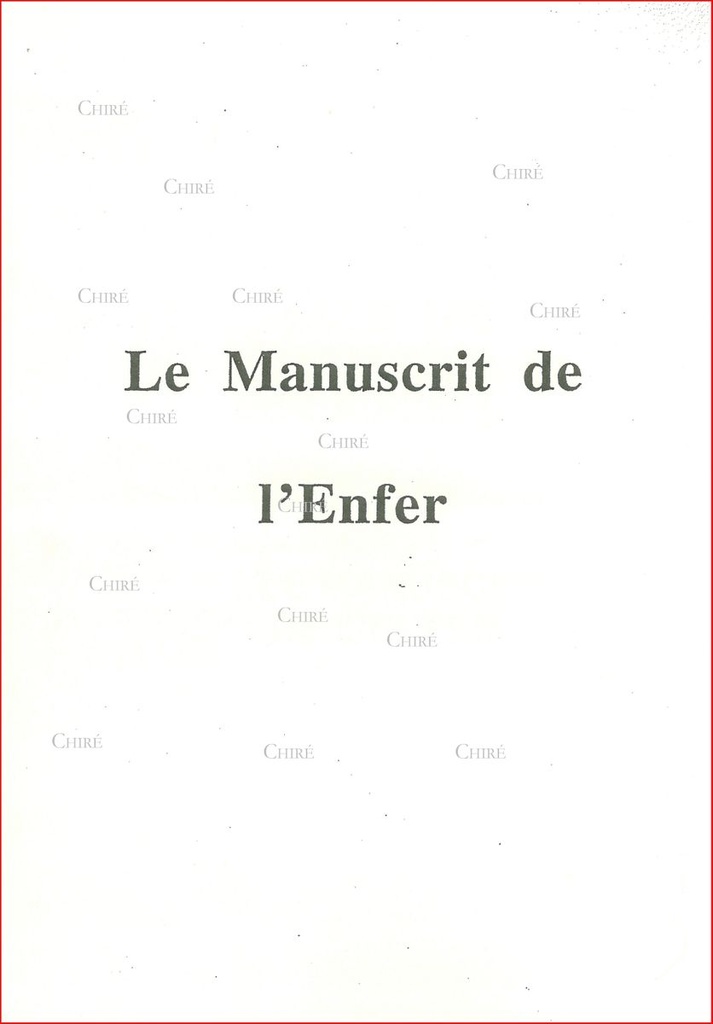 Le Manuscrit de l´Enfer - La lettre de l´au-delà...
