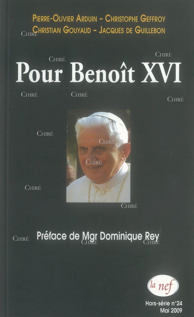 Pour Benoît XVI