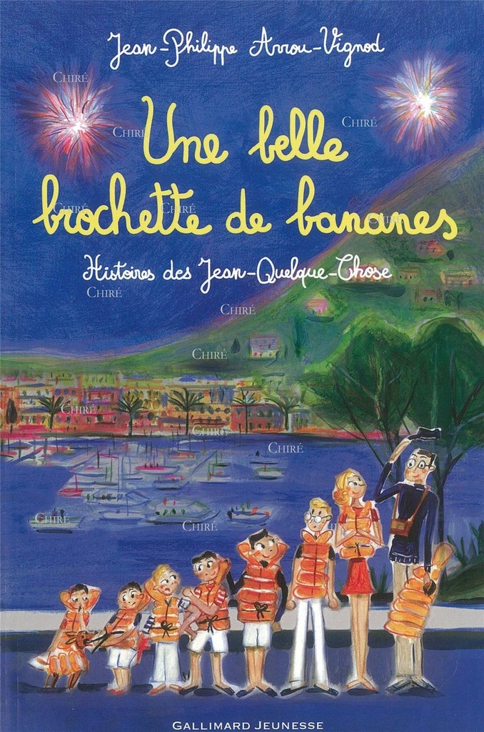Une famille aux petits oignons - Une belle brochette de bananes