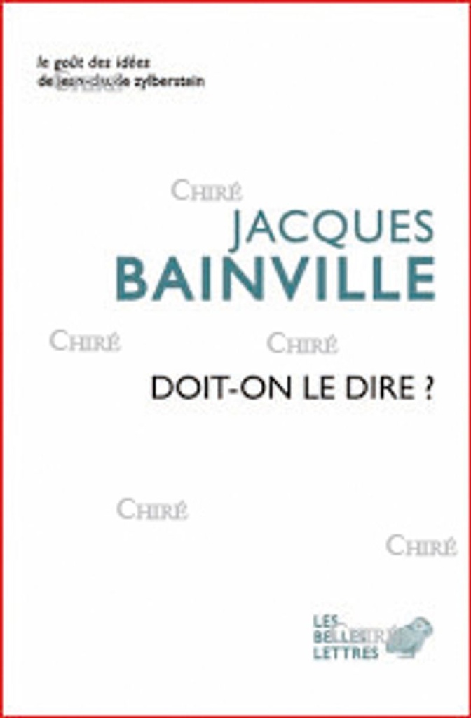 Doit-on le dire ?