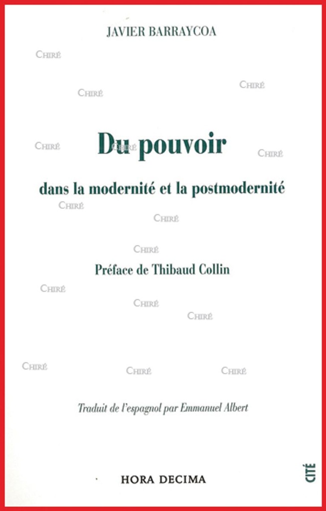 Du pouvoir dans la modernité et la postmodernité
