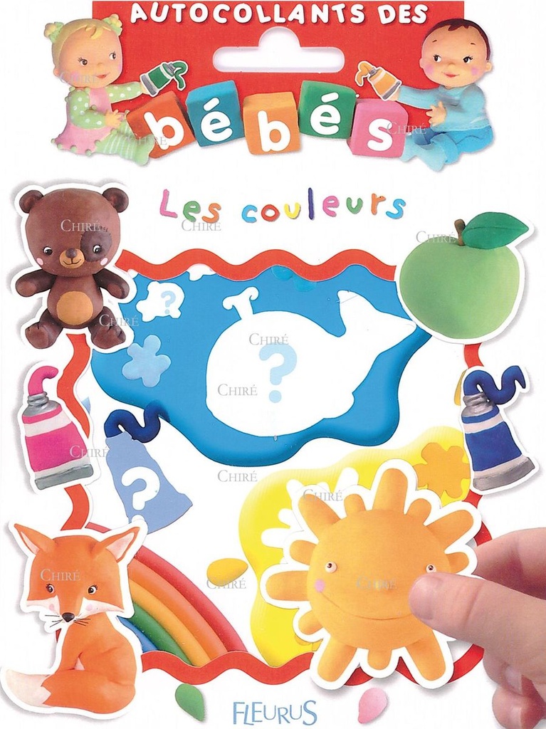 Autocollants des bébés - Les couleurs