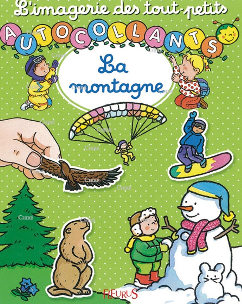 Autocollants des tout-petits - La montagne