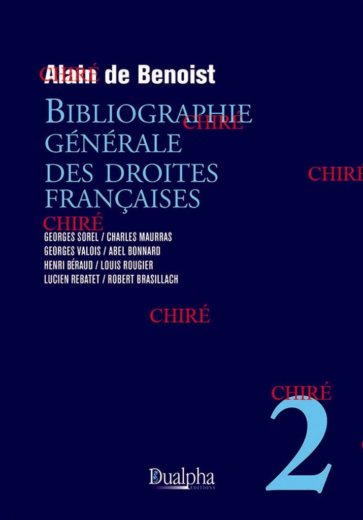 Bibliographie générale des droites françaises - 02 - Nouvelle édition révisée et complétée
