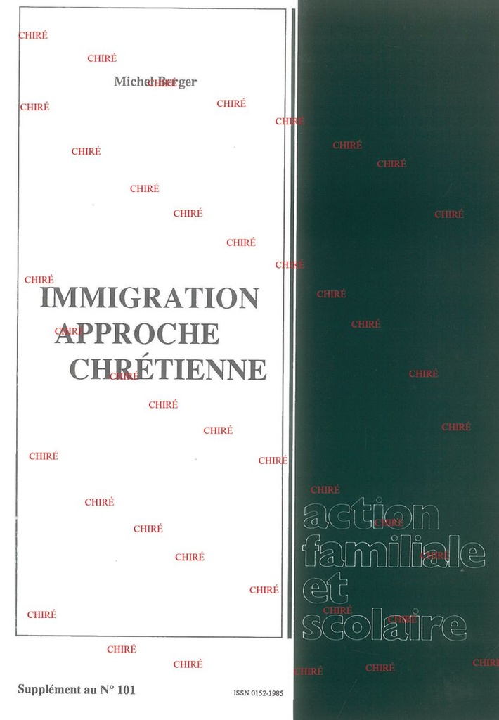 Immigration approche chrétienne