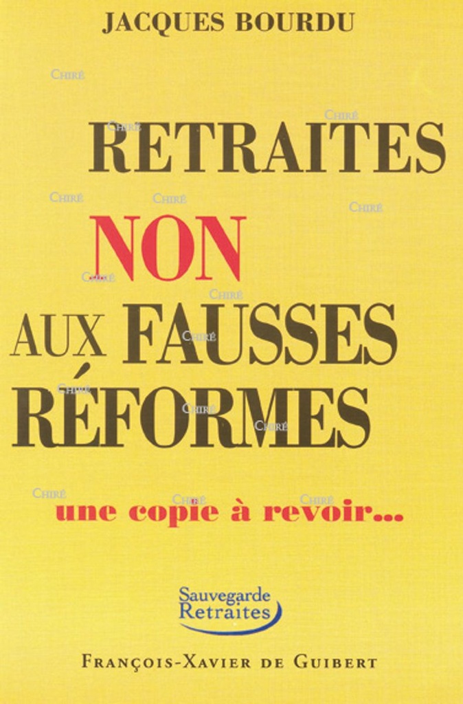 Retraites non aux fausses réformes - Une copie à revoir..