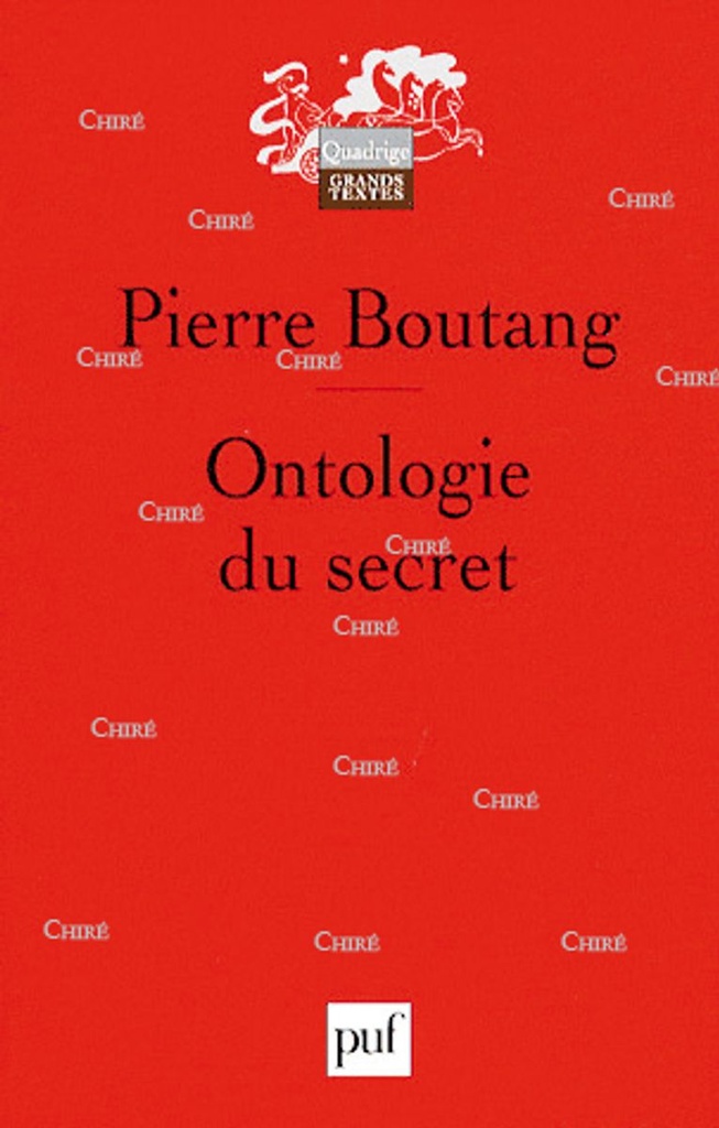 Onthologie du secret