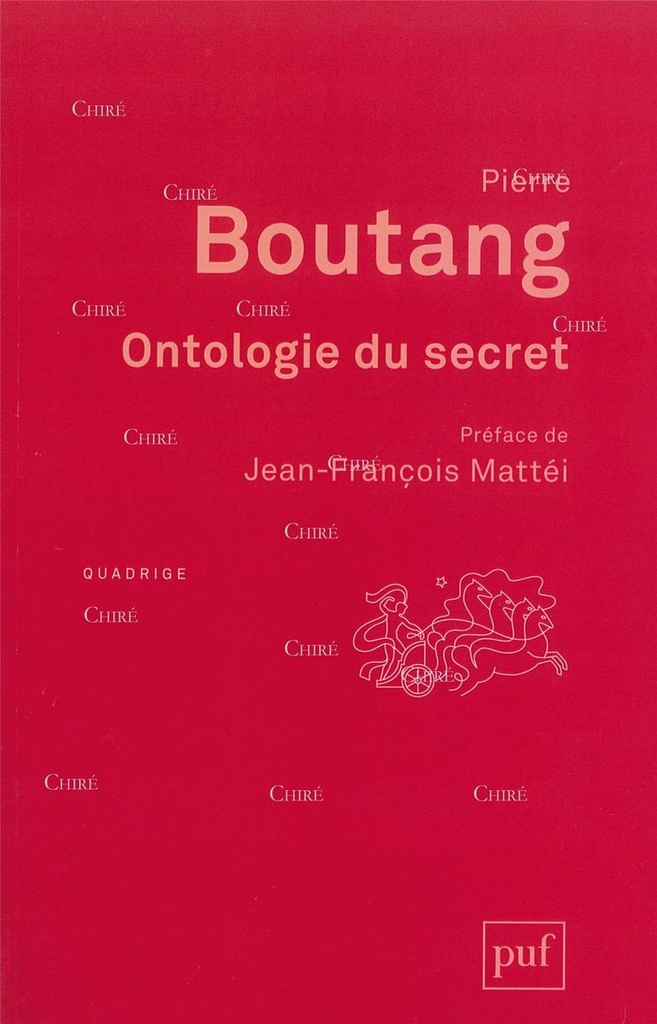 Ontologie du secret (3 éd)