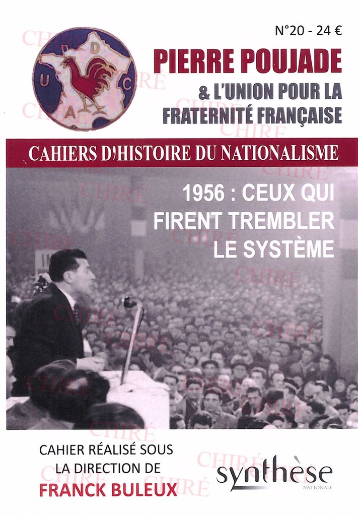 CHN N° 20 - Pierre Poujade et l´union pour la fraternité française