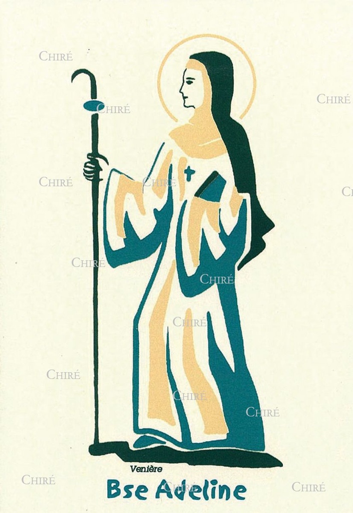Carte double - Adeline Bse (Prénoms correspondants : Aline - Abeline)