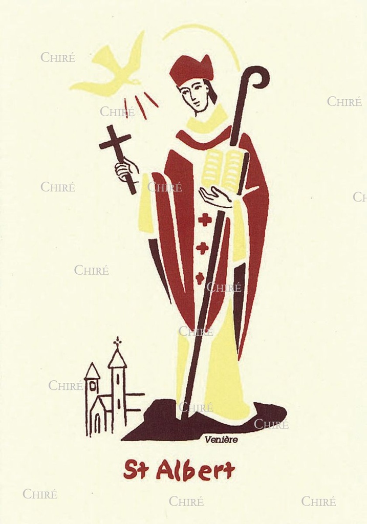 Carte double - Albert Saint (Prénoms correspondants : Aubert - Alberz)