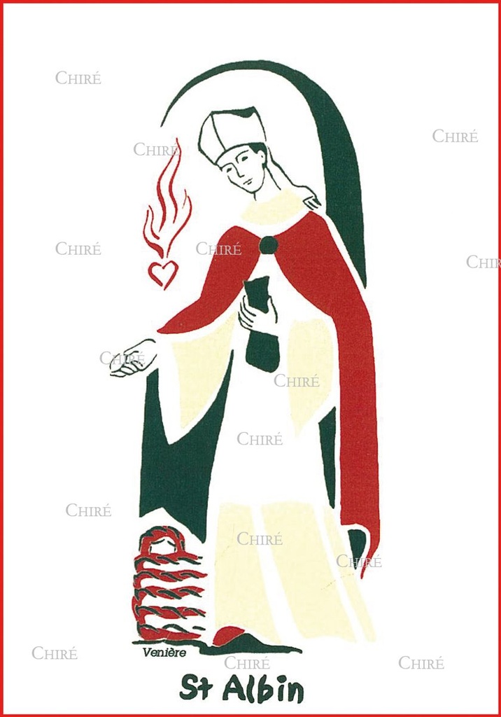 Carte double - Albin Saint