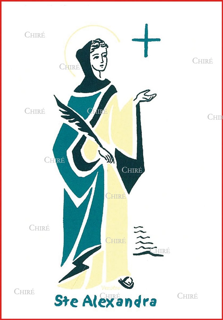 Carte double - Alexandra Sainte