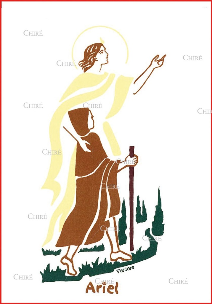 Carte double - Ariel