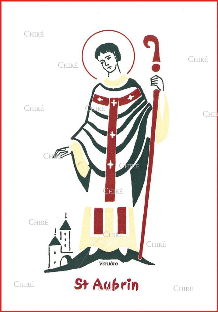Carte double - Aubrin Saint
