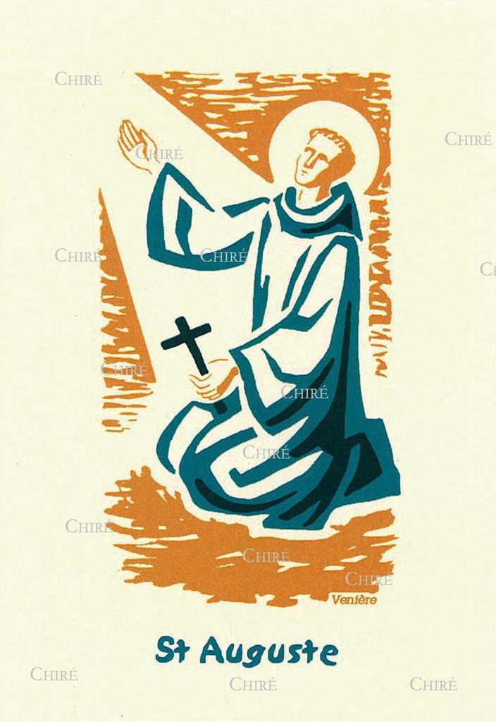 Carte double - Auguste Saint (Prénoms correspondants : Augusta - Gustave)