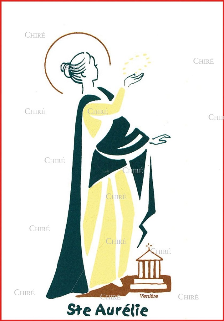 Carte double - Aurélie Sainte (Prénoms correspondants : Aurélia - Auréliane - Auréline - Oralie)
