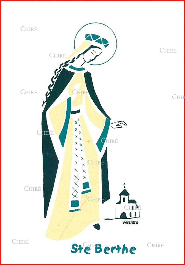 Carte double - Berthe Sainte