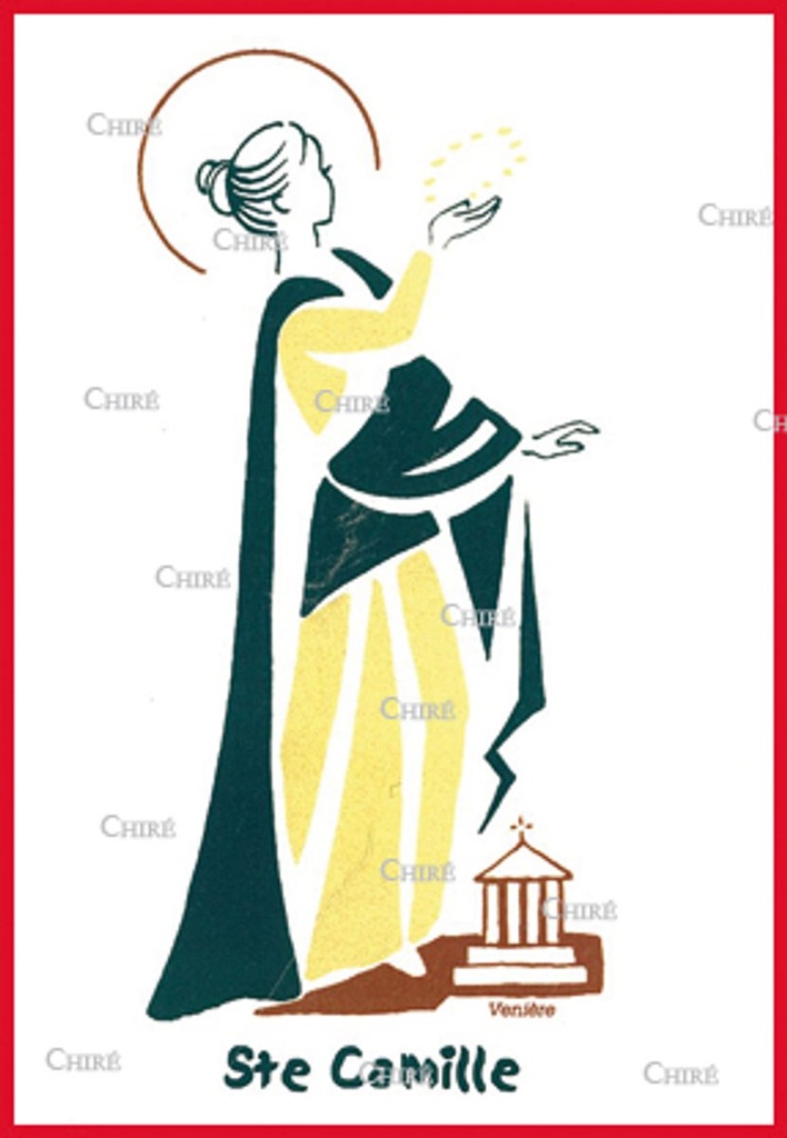 Carte double - Camille Sainte (Prénoms correspondants : Camilla - Kamil - Milla)