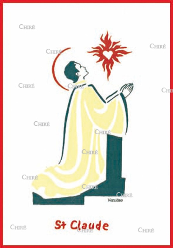 Carte double - Claude La Colombière Saint