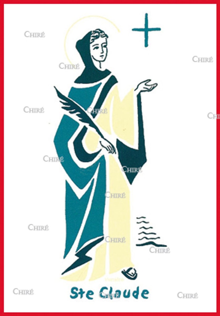 Carte double - Claude Sainte