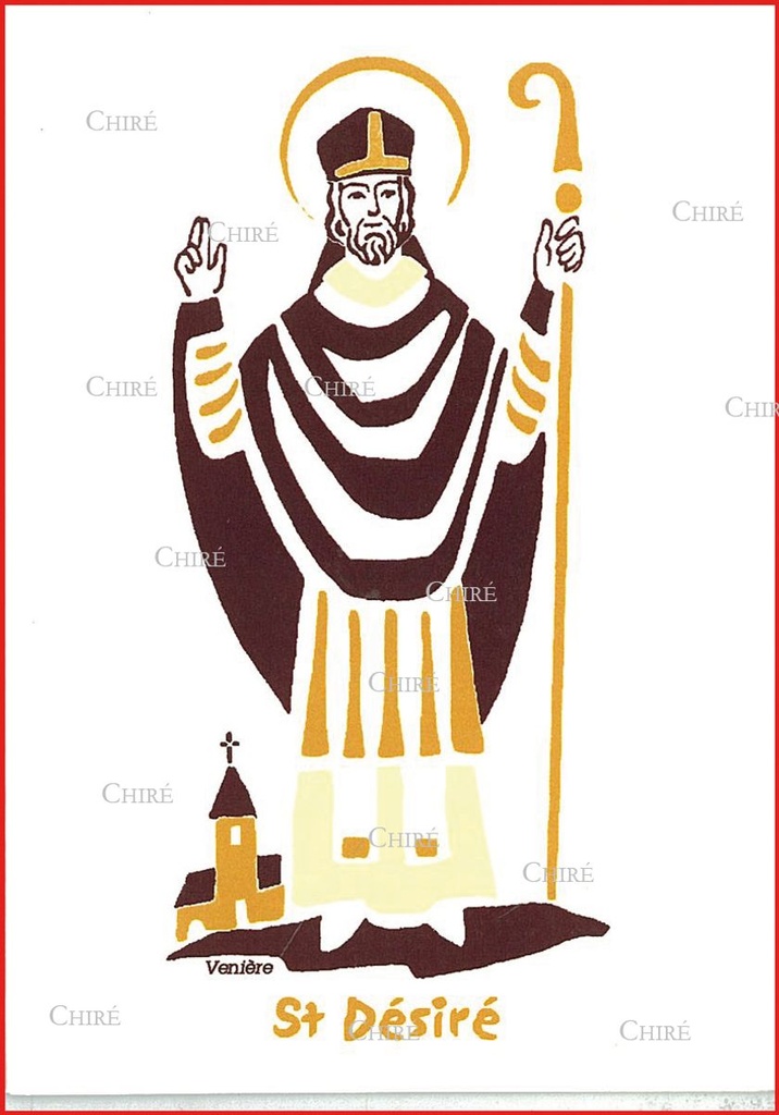 Carte double - Désiré Saint