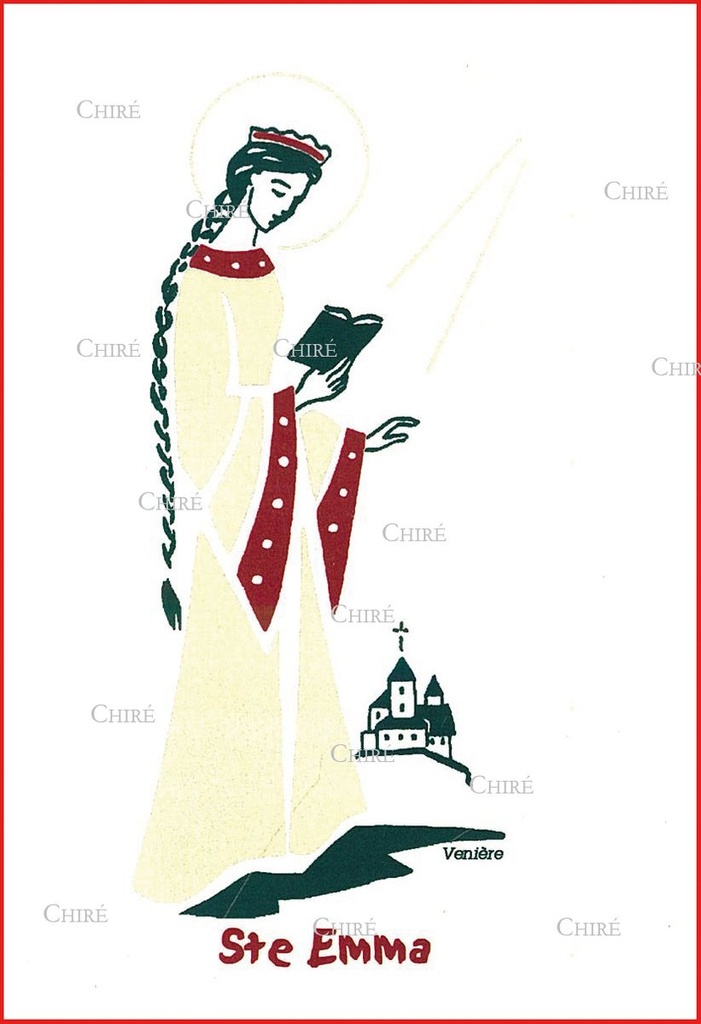 Carte double - Emma  (Prénoms correspondants : Imanol - Manolo - Many - Numa)