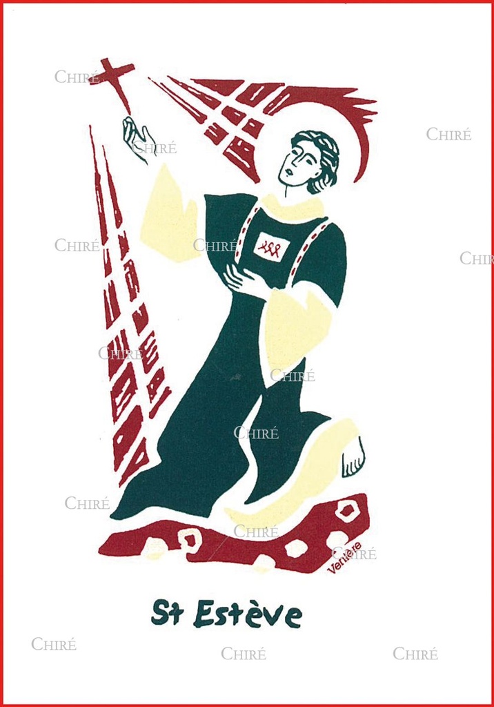 Carte double - Estève Saint