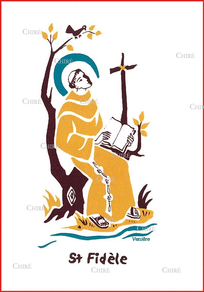 Carte double - Fidèle Saint