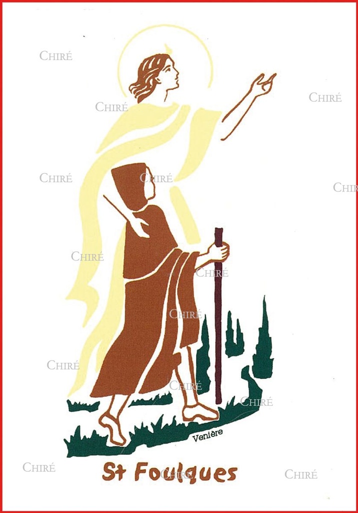 Carte double - Foulques Saint