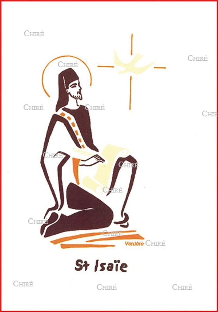 Carte double - Isaïe Saint