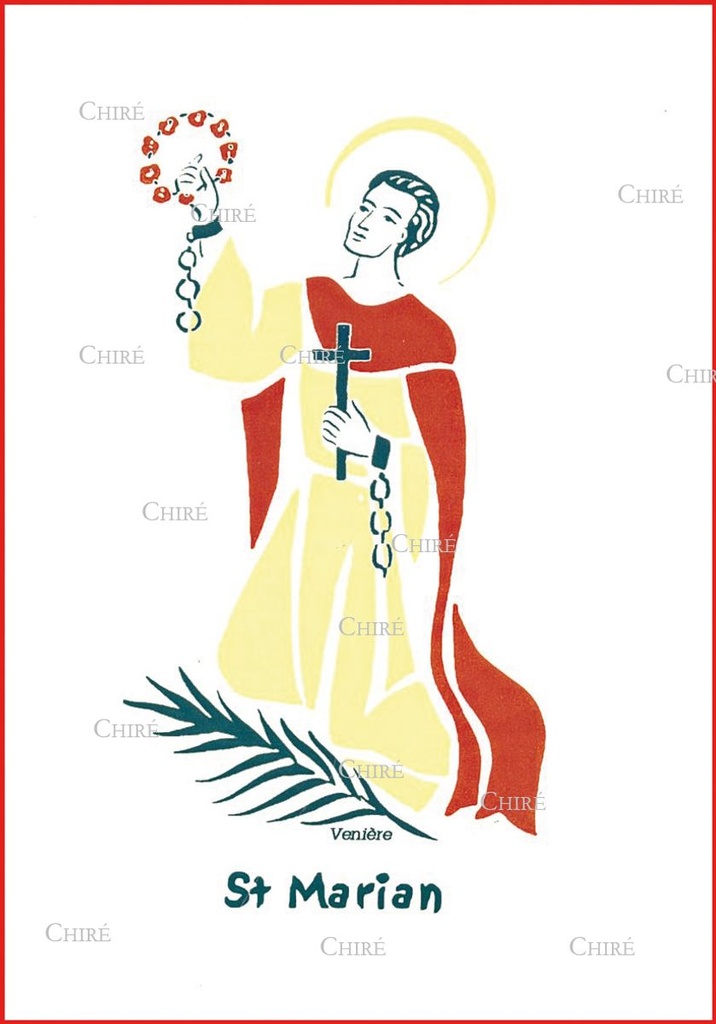 Carte double - Marian Saint