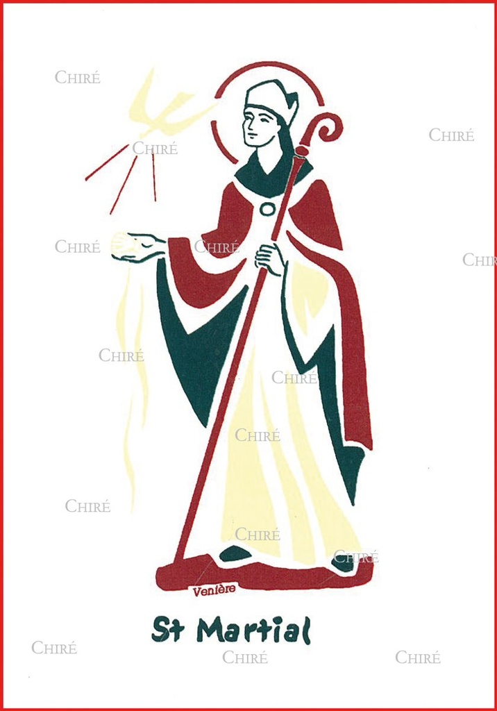 Carte double - Martial Saint
