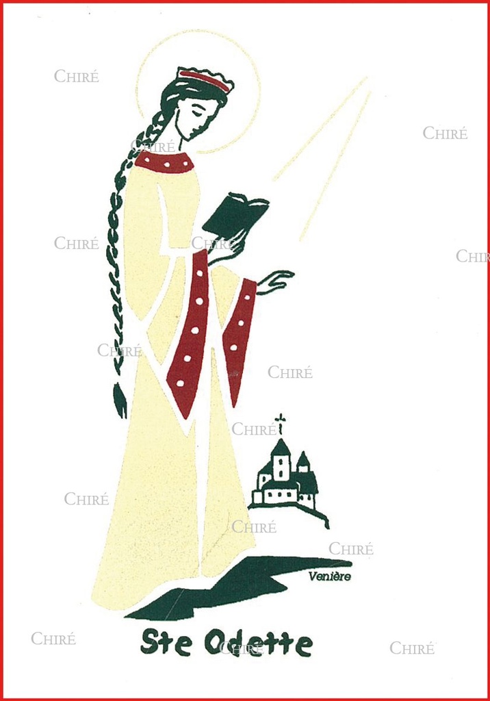 Carte double - Odette Sainte