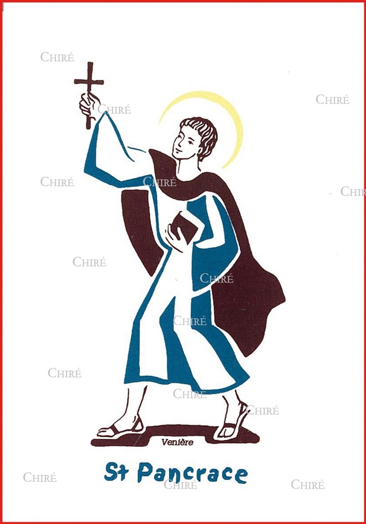 Carte double - Pancrace Saint