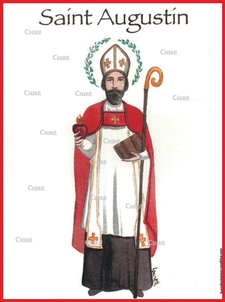 Augustin - Saint - Aquarelle