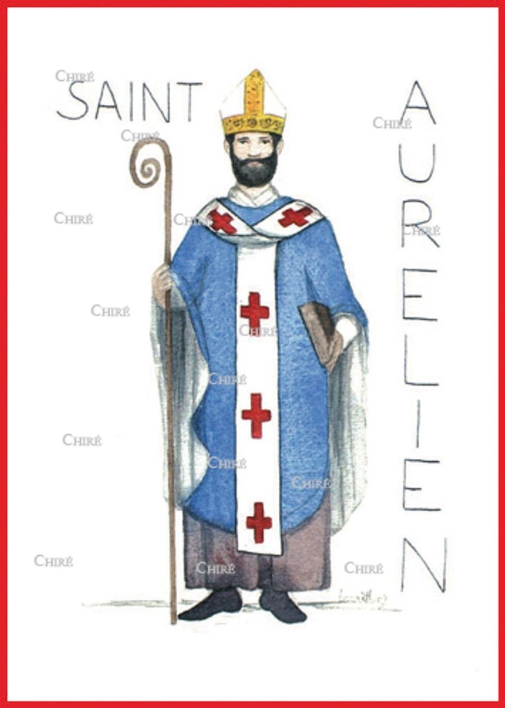 Aurélien - Saint - Aquarelle