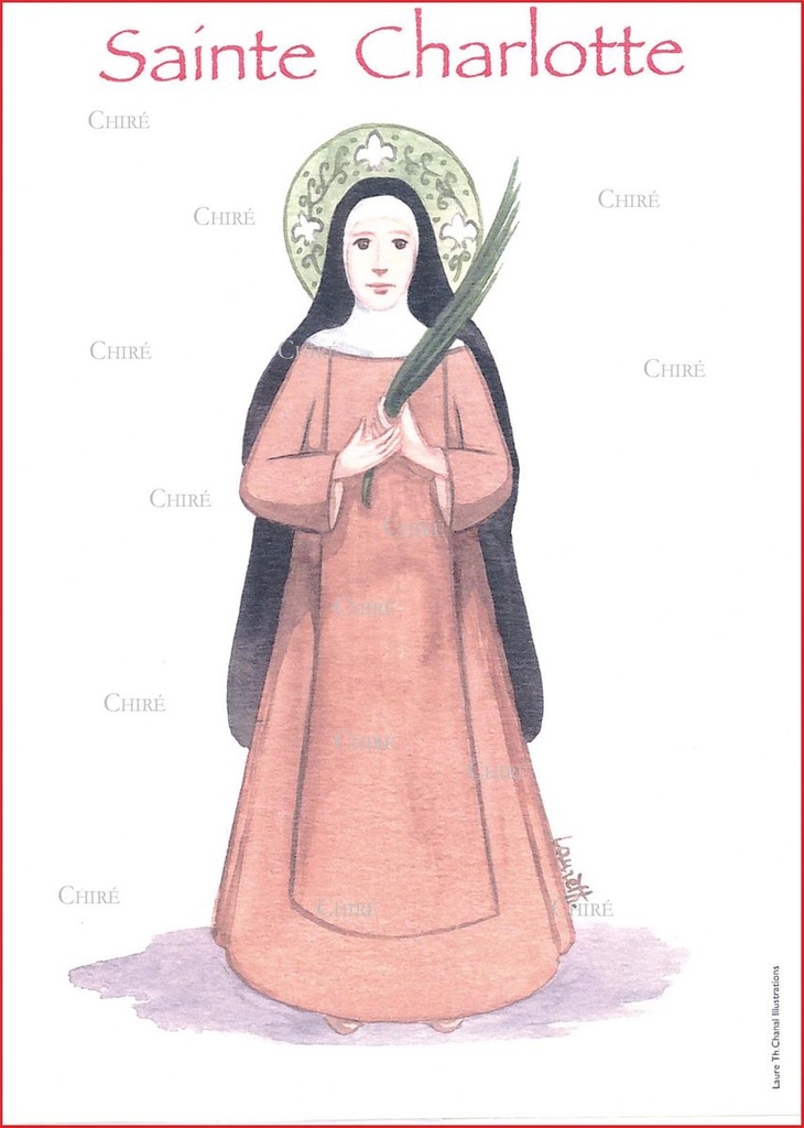 Charlotte - Sainte - Aquarelle