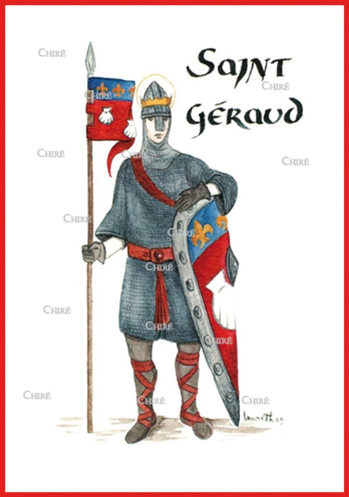 Géraud - Saint - Aquarelle