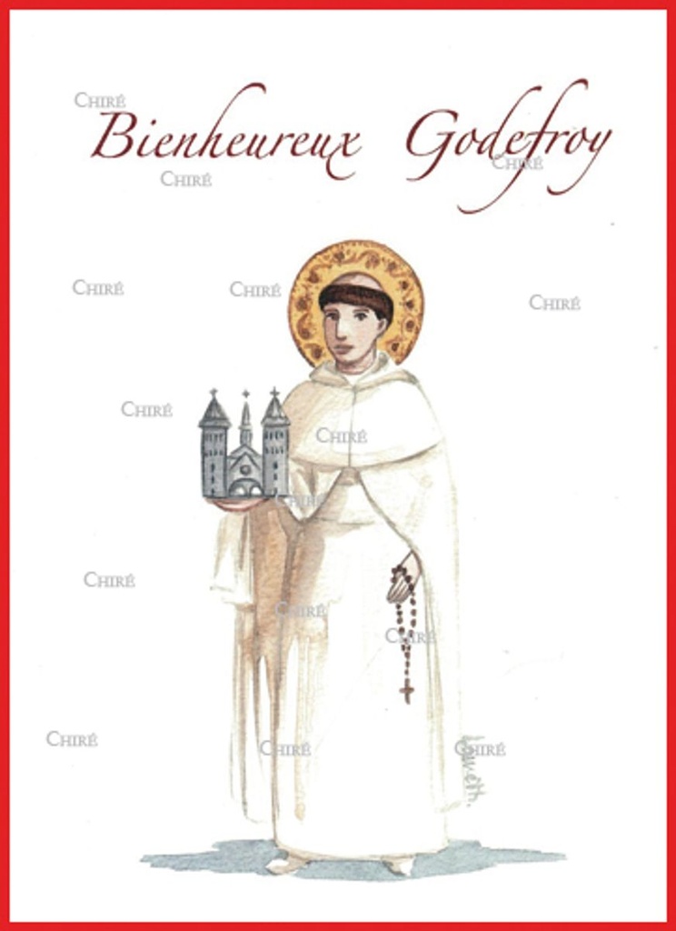 Godefroy - Bienheureux - Aquarelle