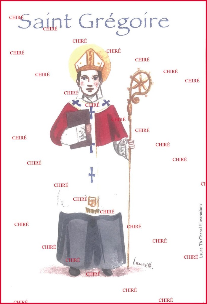 Grégoire - Saint - Aquarelle