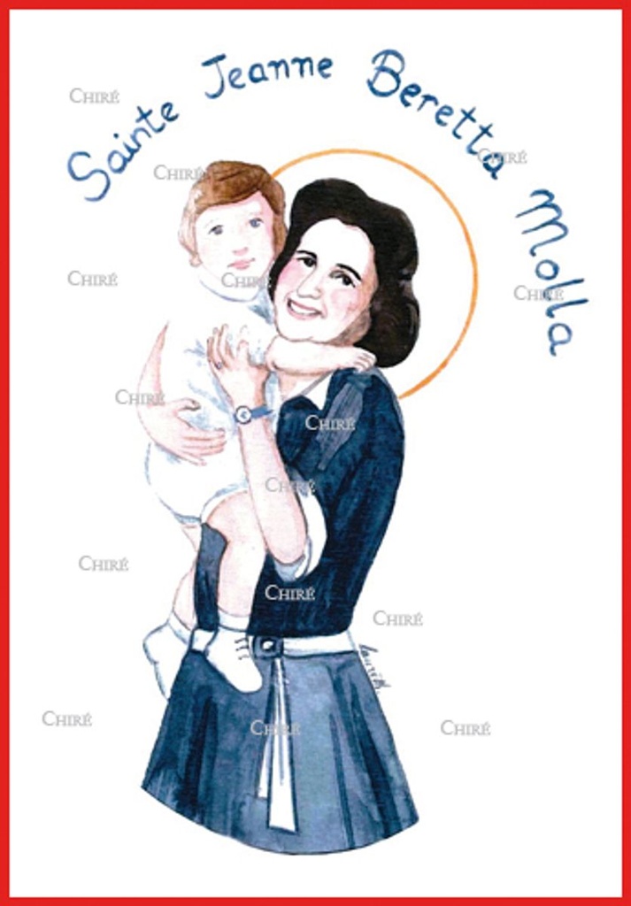 Jeanne Beretta Molla - Sainte - Aquarelle