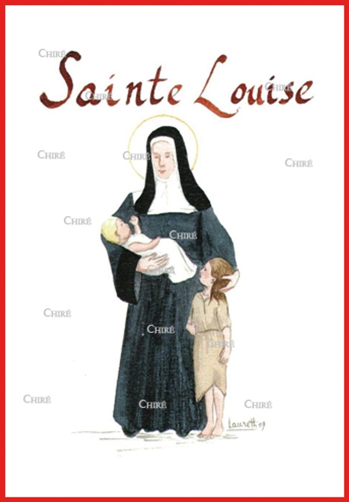 Louise - Sainte - Aquarelle