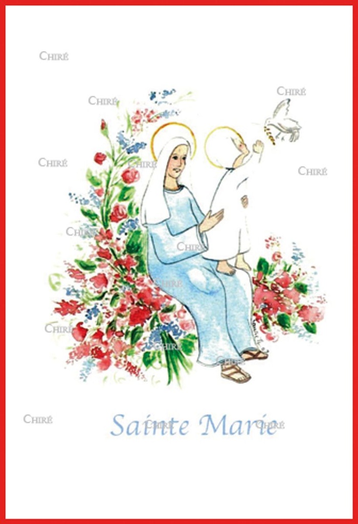 Marie - Sainte - Aquarelle