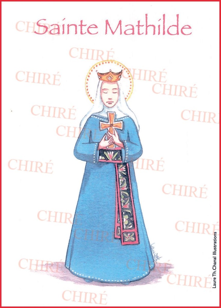 Mathilde - Sainte - Aquarelle