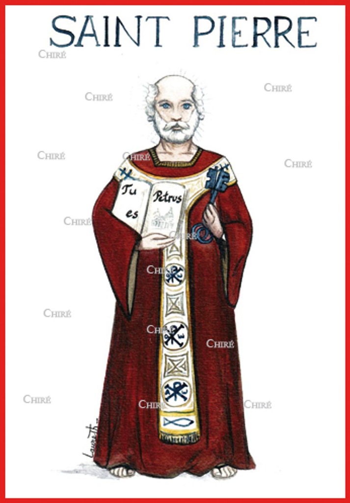 Pierre - Saint Apôtre - Aquarelle