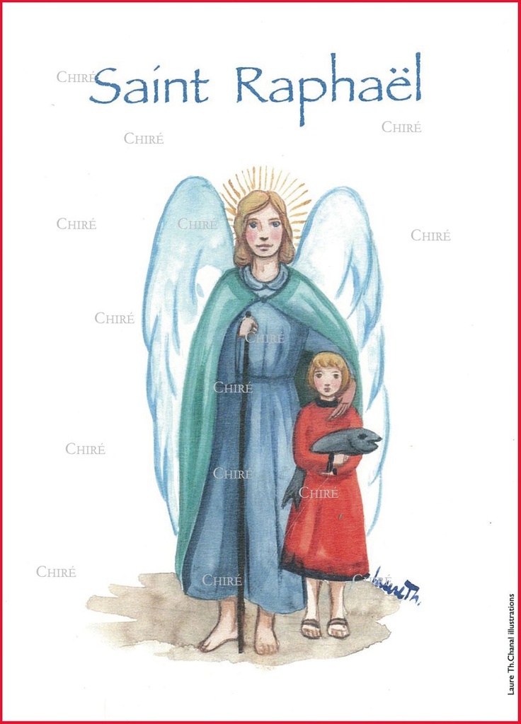 Raphaël - Saint Archange - Aquarelle